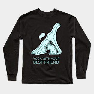 Yoga With Your Bestfriend Long Sleeve T-Shirt